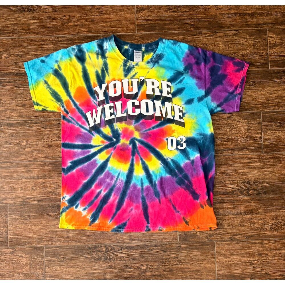 A Day To Remember (ADTR) "You're Welcome" Tie-Dye Band Tee - L